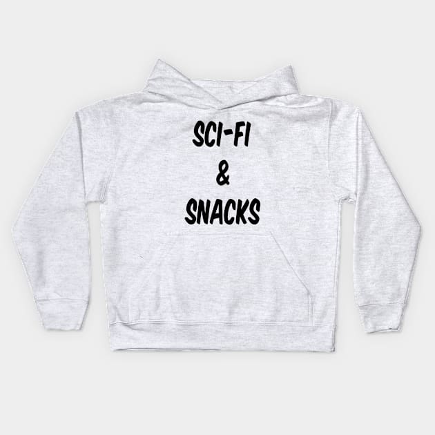 Sci-Fi & Snacks Kids Hoodie by StephanieByDay